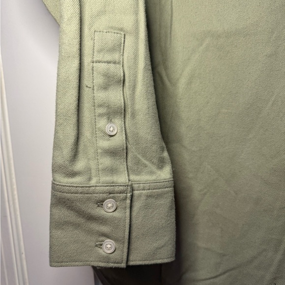 Everlane womens Sage Green Shirt Jacket - Picture 4 of 4